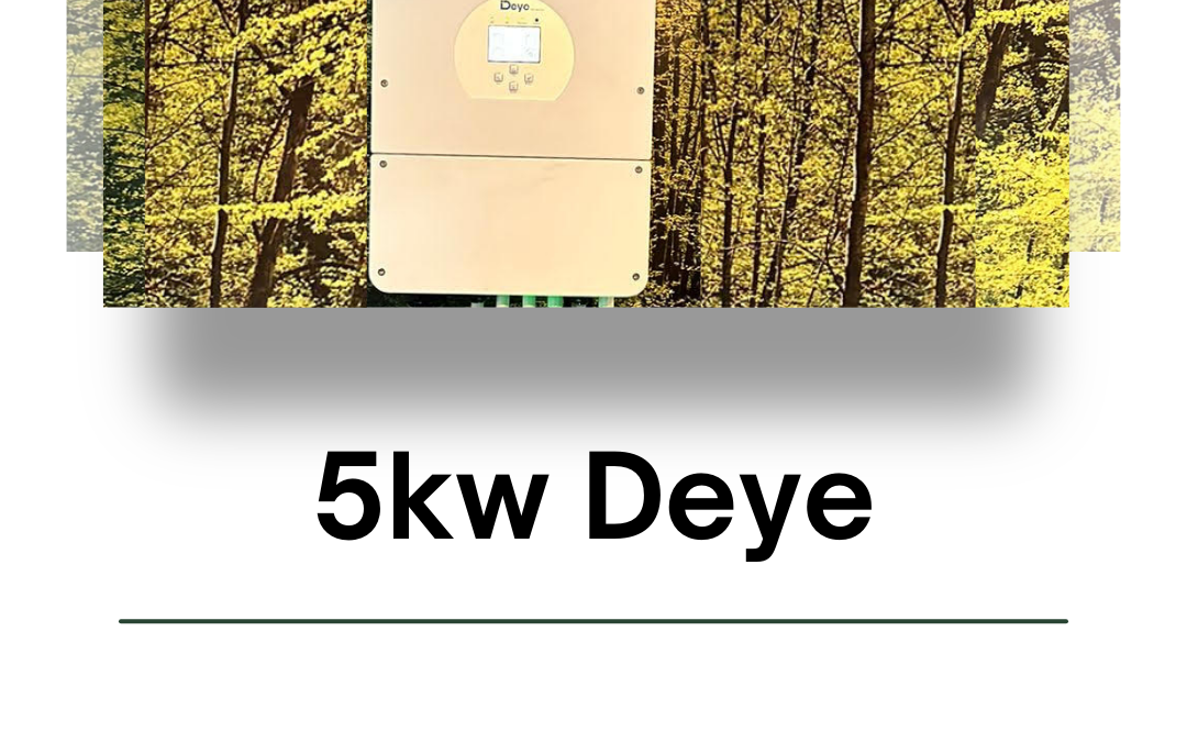 5KW Deye hybrid inverter