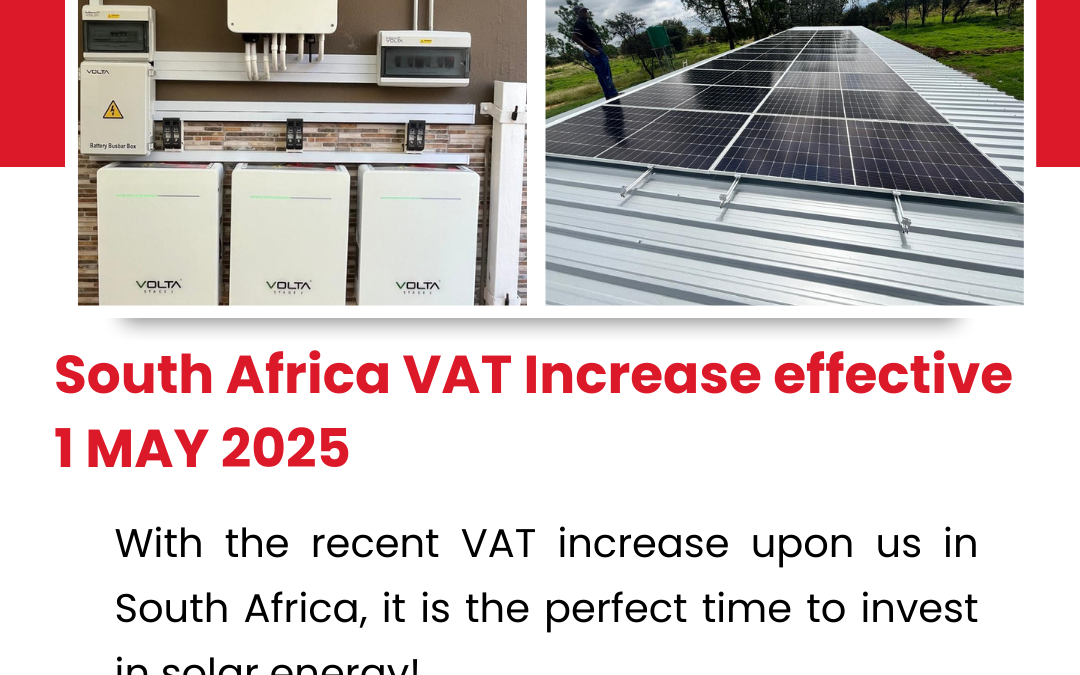 VAT Increase Effective 1 may 2025