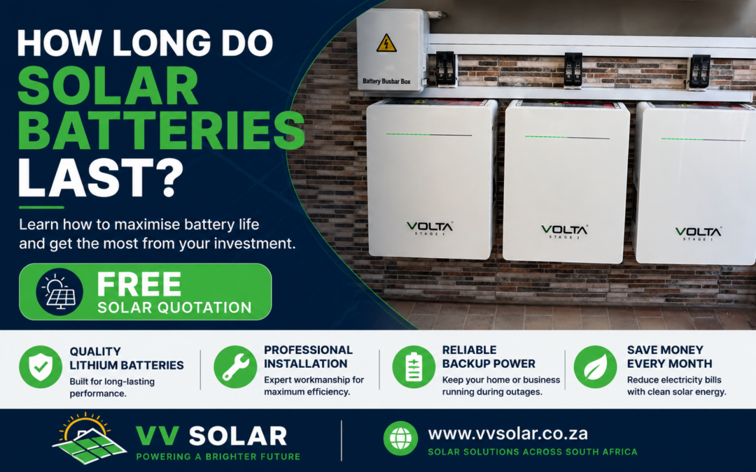 How long does a solar battery last?
